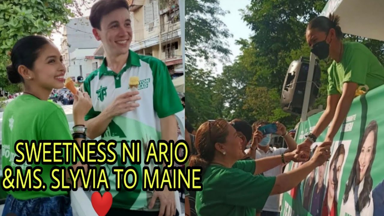 SWEETNESS OF ARJO AND MS. SLYVIA TO MAINE SA PARADE & KULITAN NILA CHAMY, CHI2 AND ARMAINE SA FLOAT😁