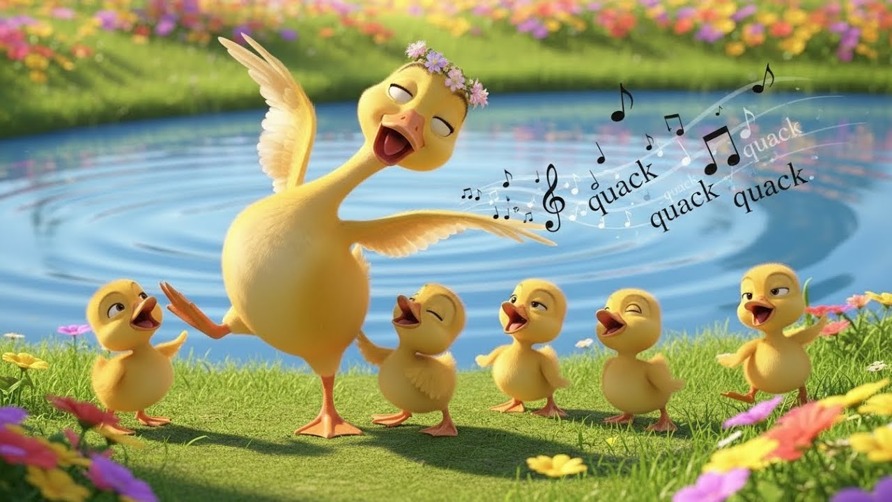 Badka Badka Nach Re 🦆 | Marathi Kids Song | Duck Song for Children | Learn with Roshan
