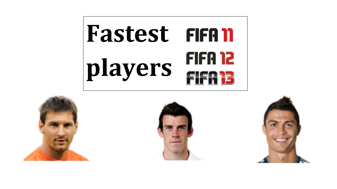 Top 10 Fastest players from Fifa 11 - Fifa 13 + Stats