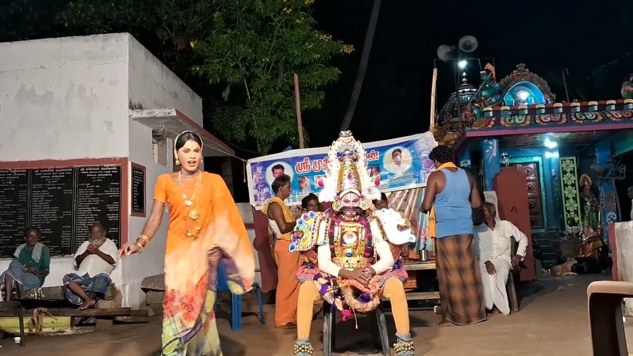 #தெருக்கூத்து #therukoothu கர்ணன் மோச்சம் பகுதி 4