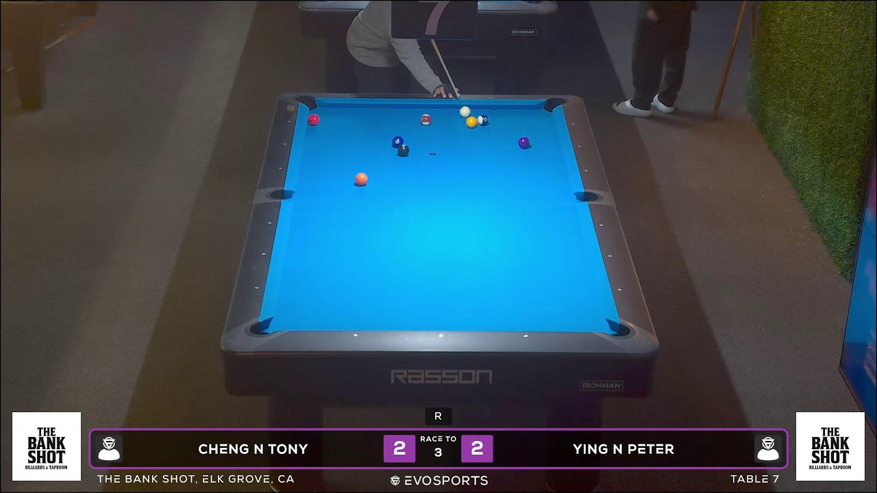 CHENG N TONY vs YING N PETER - THE BANK SHOT - TABLE 7 | EvoSports