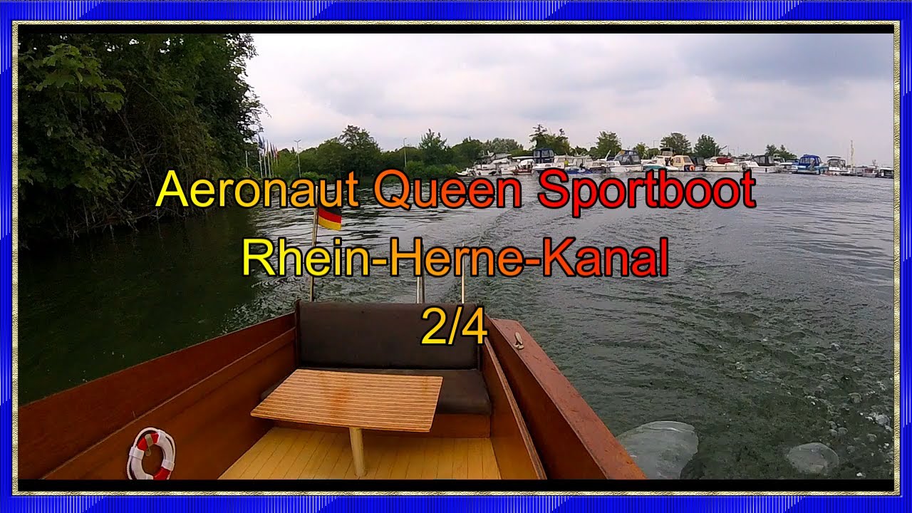 Aeronaut Queen Sportboot 2/4 Modellboot fahren Rhein-Herne-Kanal  2024