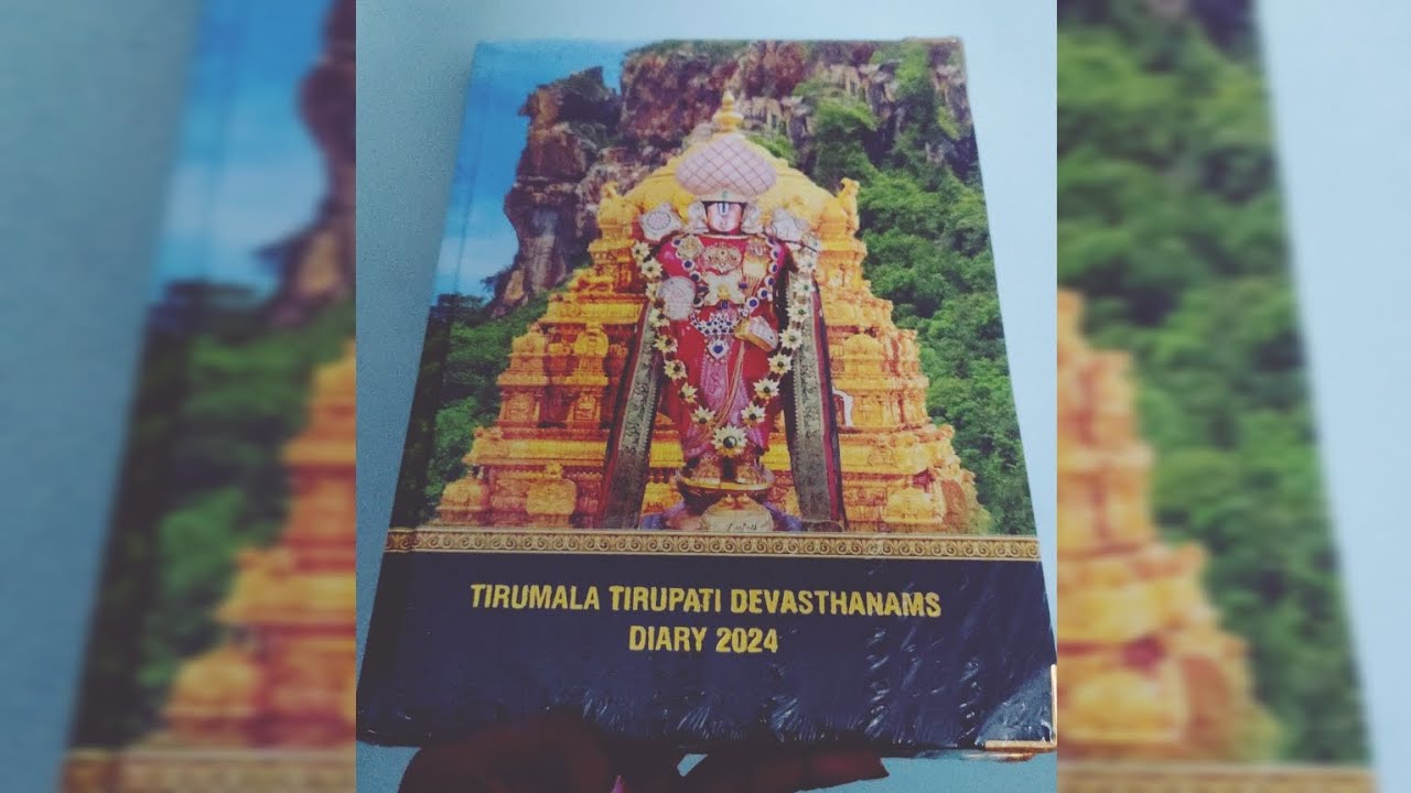 2024 TTD DIARY 😍🕉️ | beautiful diary