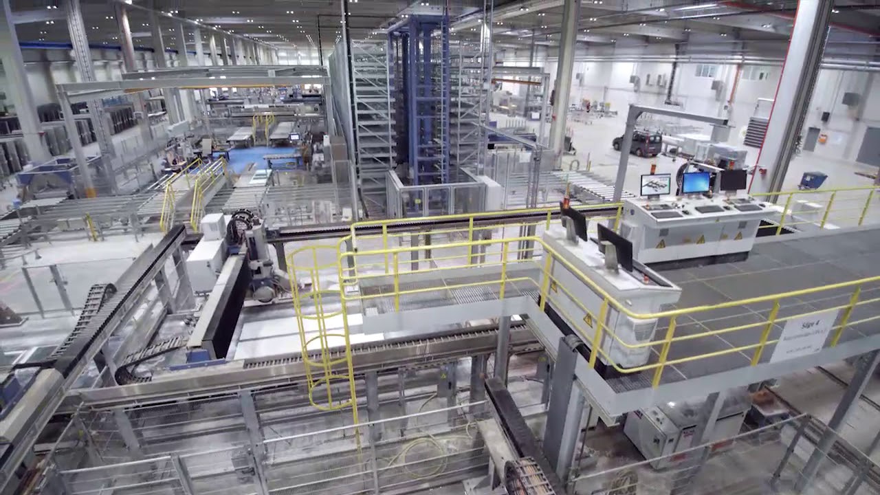 Fully automated production plant for natural stone/ engineered stone/ ceramics