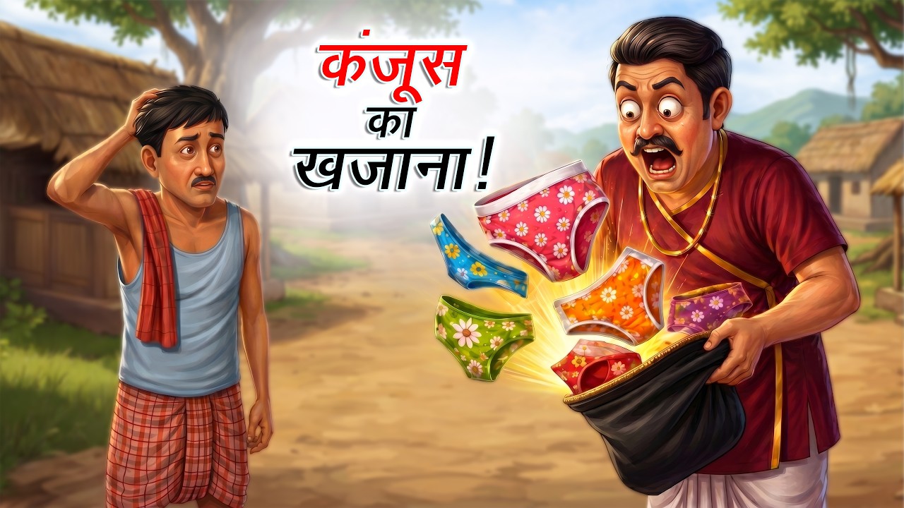 कंजूस का खजाना | The Miser's Treasure | Mystery Comedy Story | Hindi Animated Kahani
