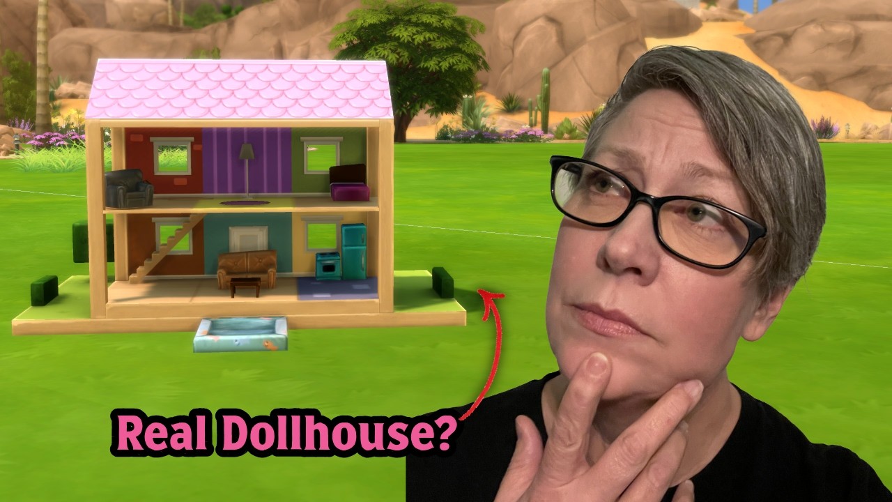 Can I make a Real Dollhouse like this? #staceykinnz #thesims4 #sims4 #countrydollhouse