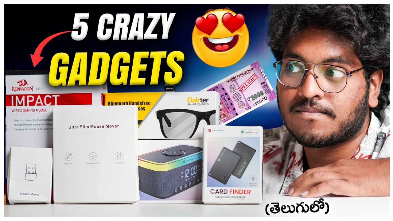 5 Crazy Useful Gadgets Under 2000/- || In Telugu