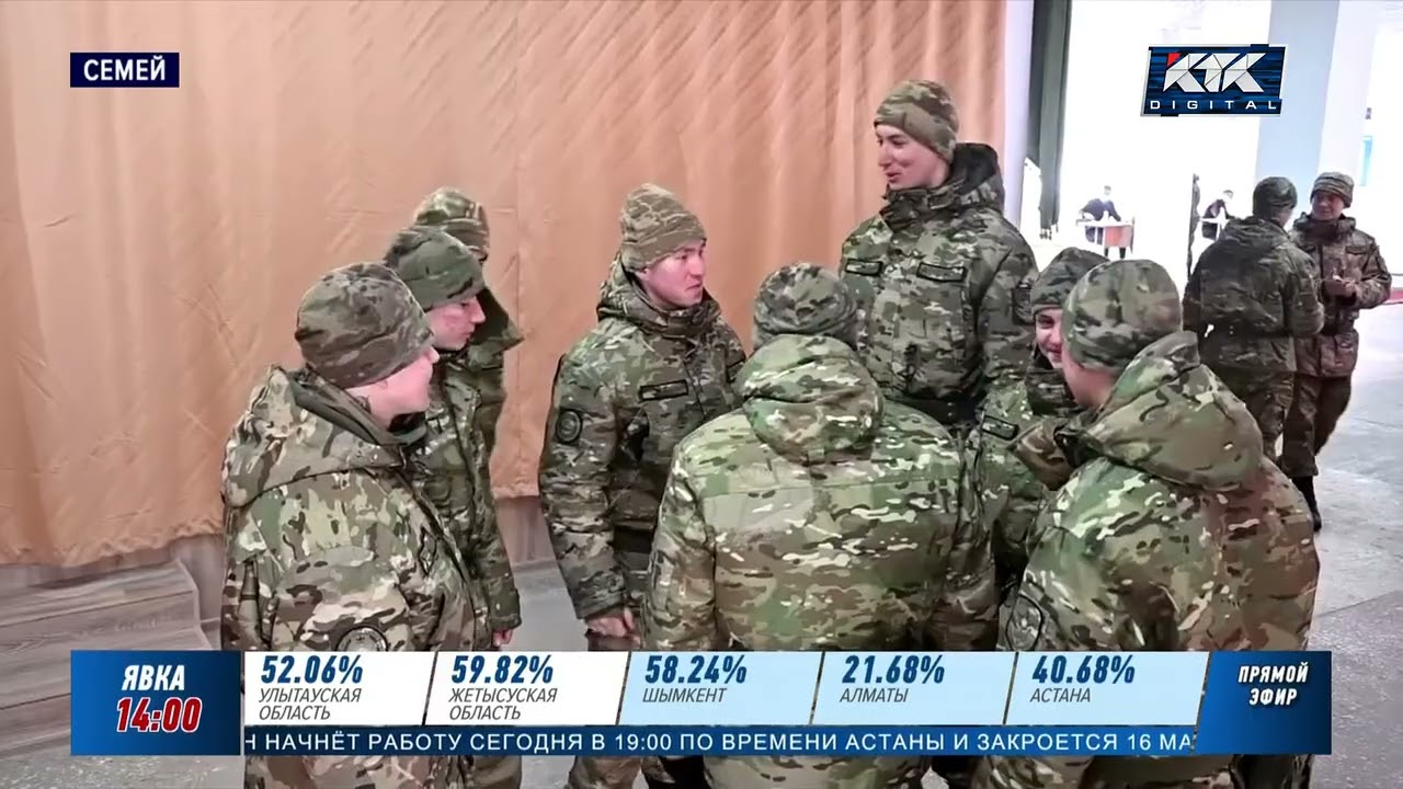 Военнослужащие торжественно проголосовали на референдуме