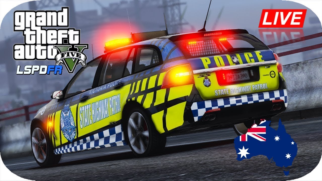 GTA 5 Police Roleplay: Victorian State Highway Patrol VFSS Sportswagon - LSPDFR Australia