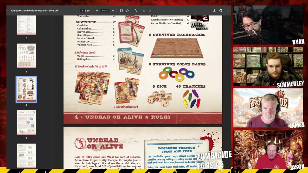 Zombicide Fans Podcast Undead or Alive Core Game Review Part 2