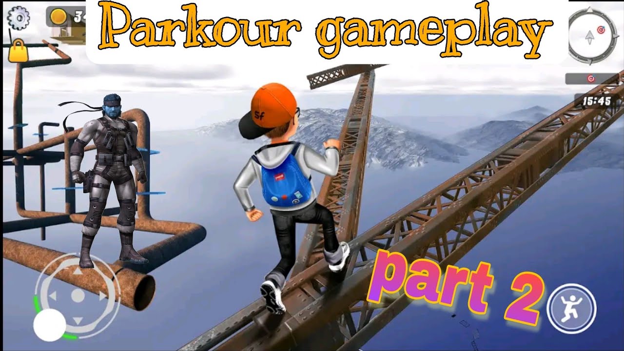 play with my best friend 😄 only go up Parkour gameplay