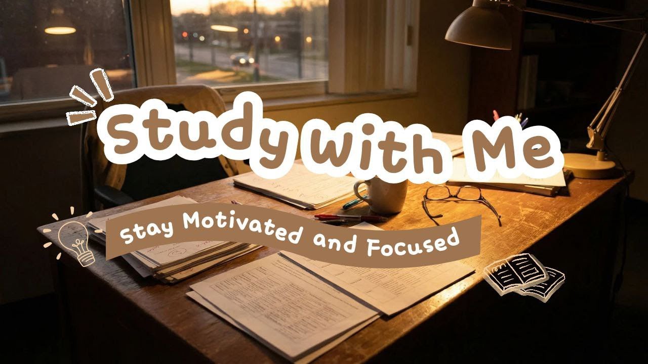 Study with me | lofi music ☘️ #1 hour study cozy vibes ______