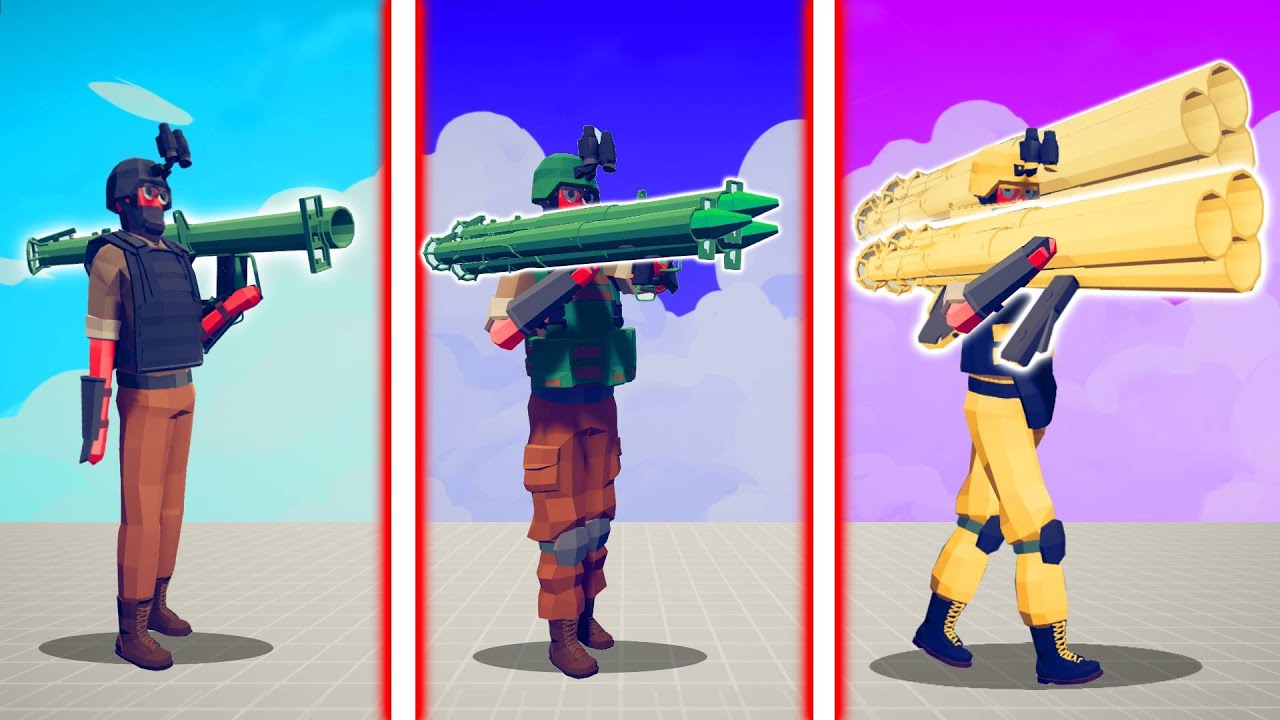 EVOLUTION OF SUPER ROCKET LAUNCHER | TABS - Totally Accurate Battle Simulator