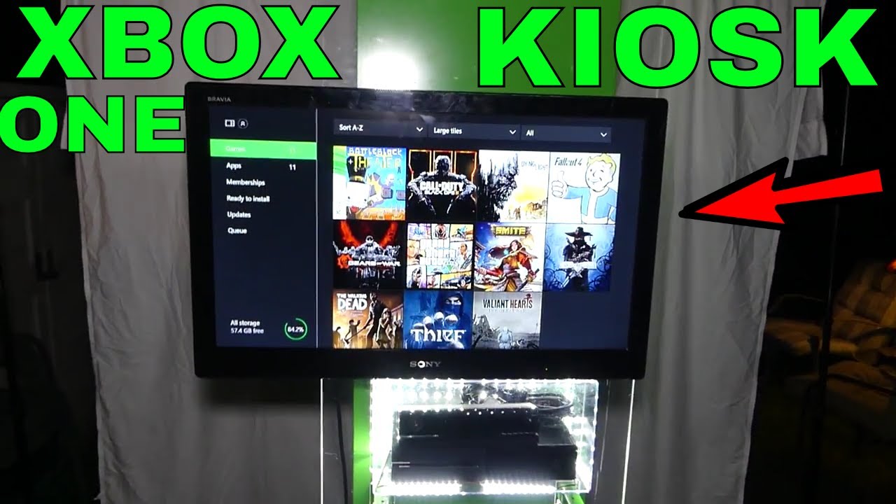 I BUILT THE MOST EPIC XBOX ONE KIOSK EVER!!!