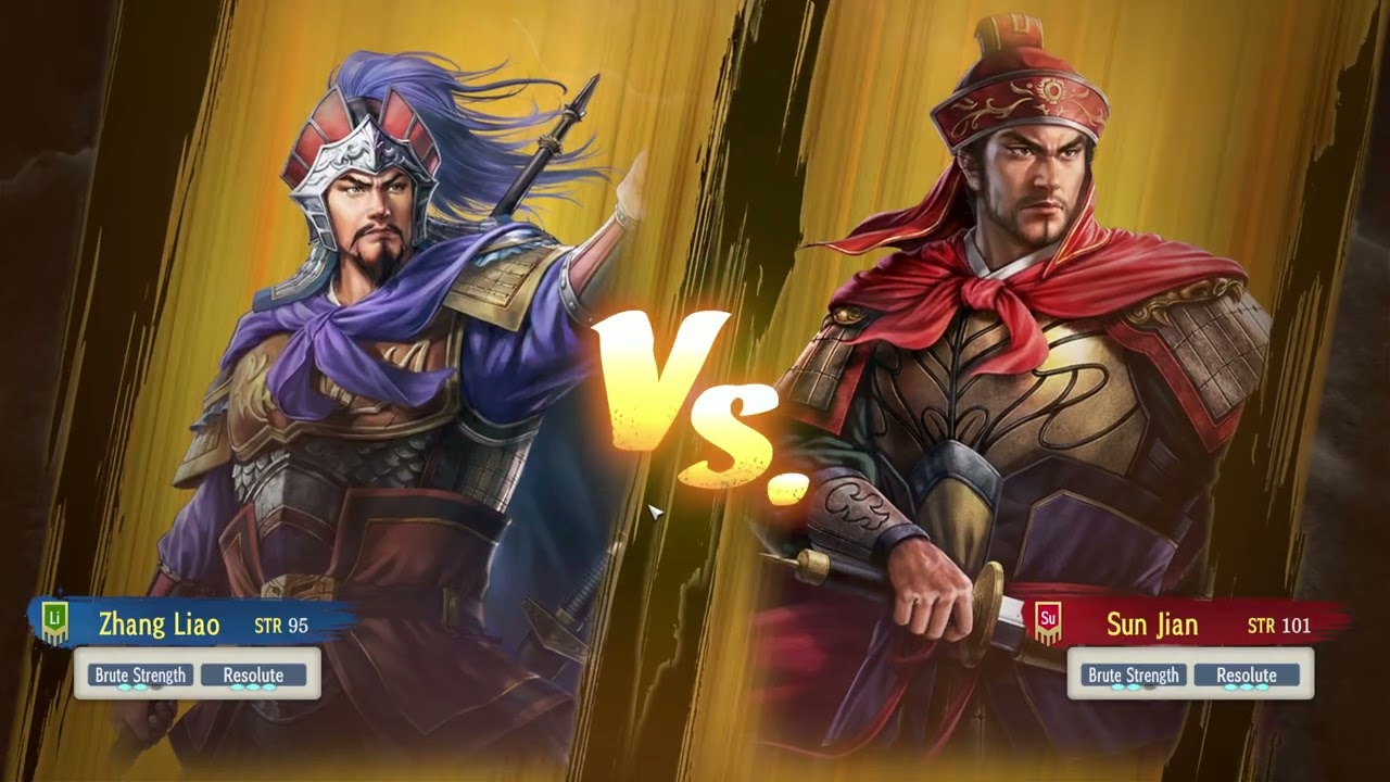 ROTK 8 Remake: Liu Bei Yellow Turban Uprising - 039 Battle Vs Sun Jian (Jiangling - Southern Jing)