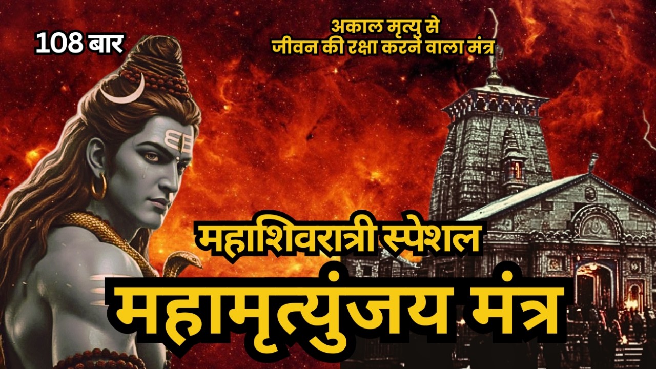 महाशिवरात्री स्पेशल - प्रभावशाली महा मृत्युंजय मंत्र 108 बार जरूर सुनिये