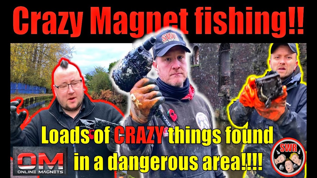 Crazy magnet fishing in a dangerous part of town #79