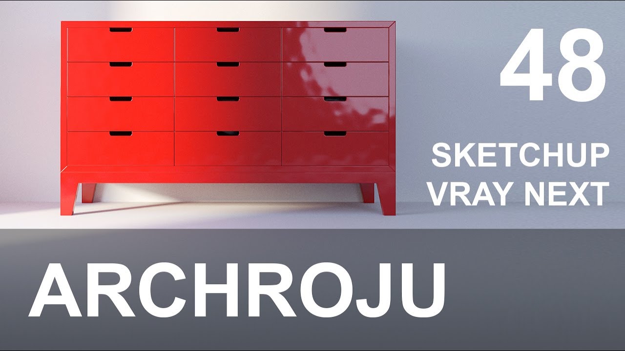 SketchUp - Materiał lakieru - Tutorial 48