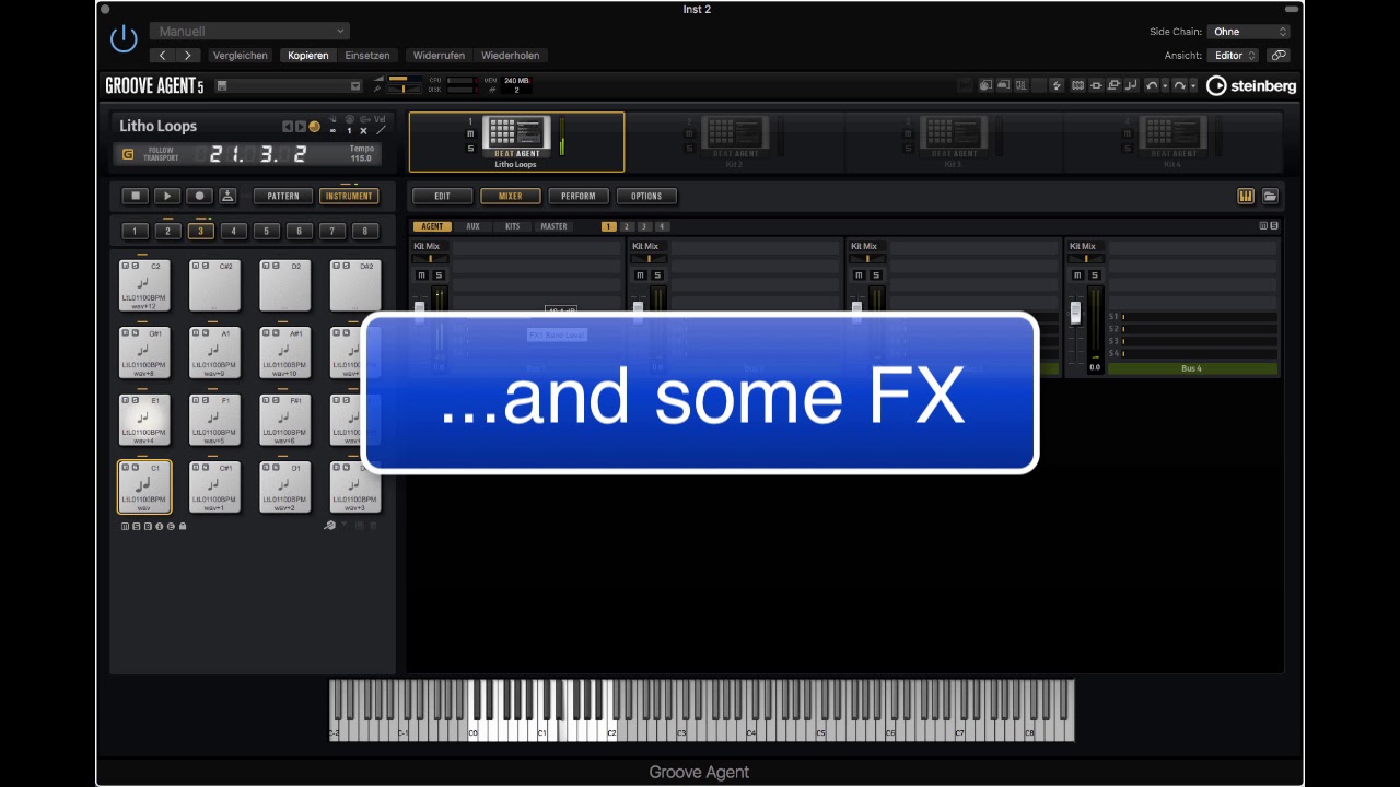 Steinberg Groove Agent 5 &ndash; Lithophone Loop