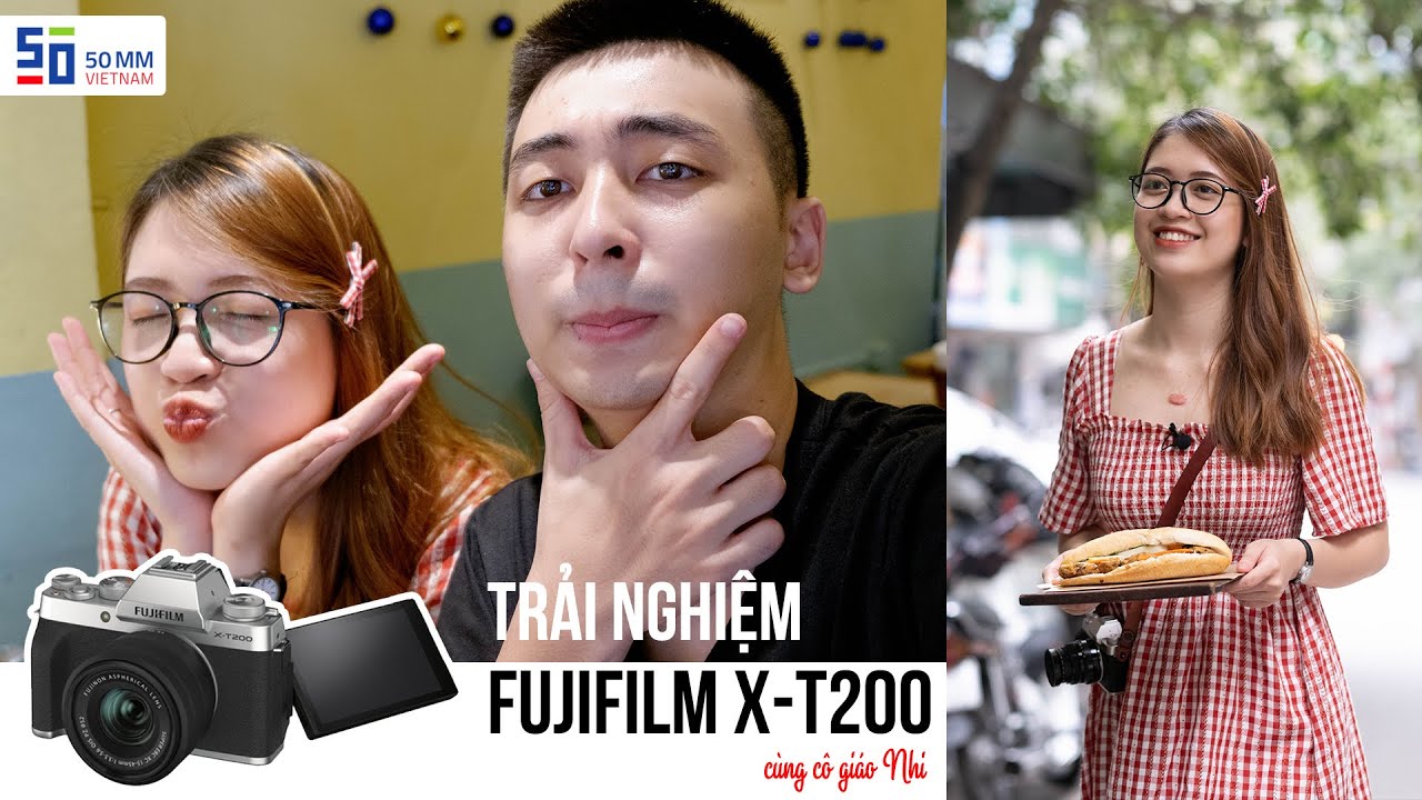Dùng Fujifilm X-T200 đi chụp hàng bánh mì nổi tiếng phố cổ | Gear Review
