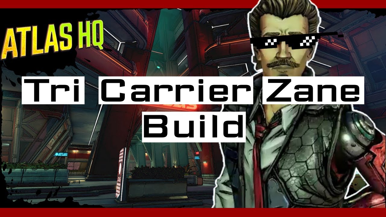 TRI CARRIER ATLAS MAYHEM 4 ZANE BUILD?! MAX DPS with Atlas Borderlands 3
