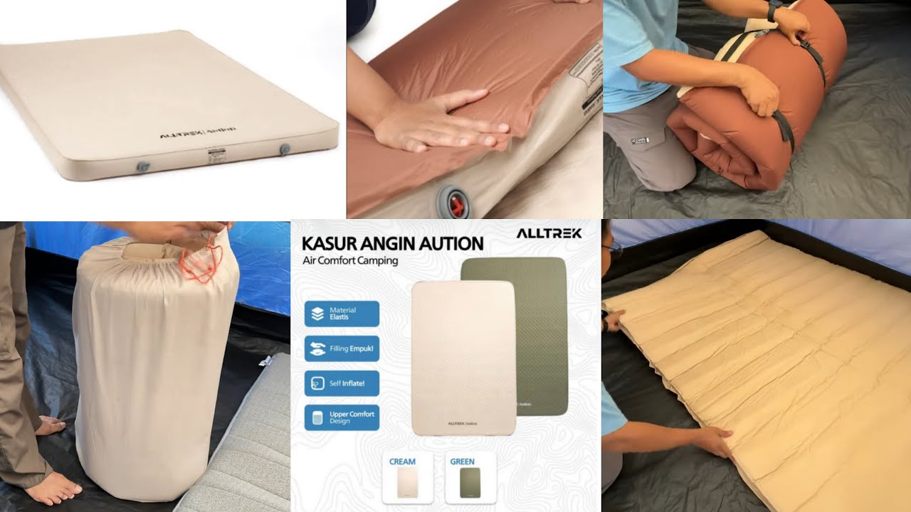 Rekomendasi Kasur Camping Nyaman ALLTREK Matras Kasur Angin AUTION Air Mattress Comfort Foam Camping