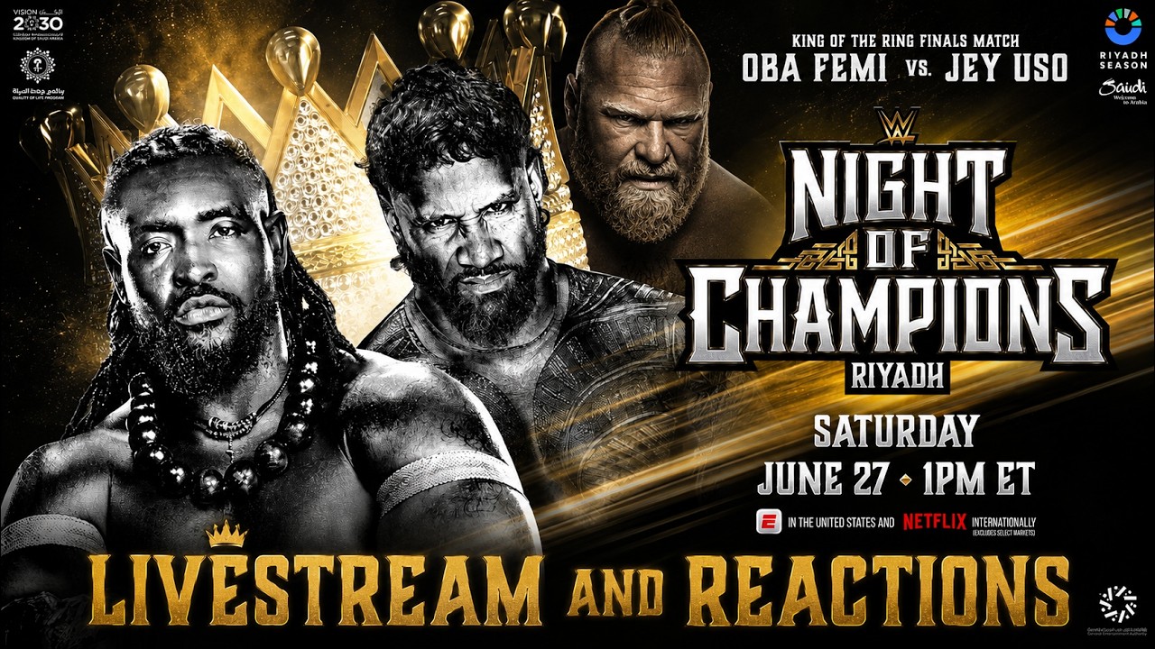 Night Of Champions (Livestream And Reactions) King And Queen Of The Ring Finals