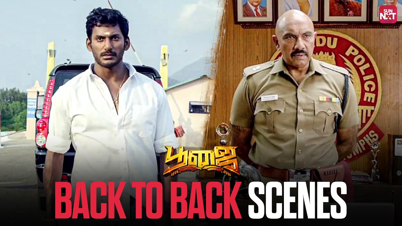 Poojai - Back to Back Mass Scenes | Vishal | Soori | Shruti Haasan | Sun NXT