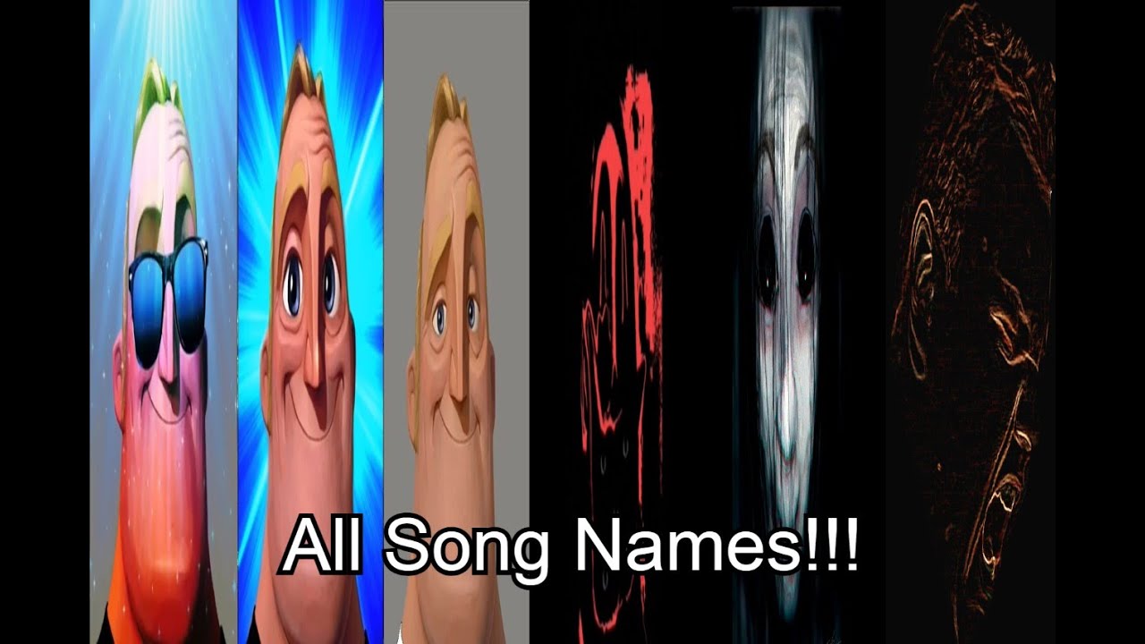 Mr Incredible Canny to Uncanny | TOO MANY LEVELS (All Song Names)