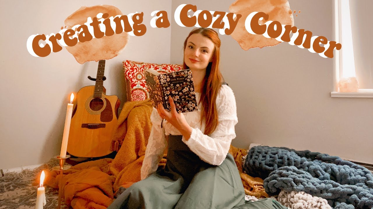Creating a Cozy Corner // First Snow, Homemade Cinnamon Buns, and Cottagecore Try-On