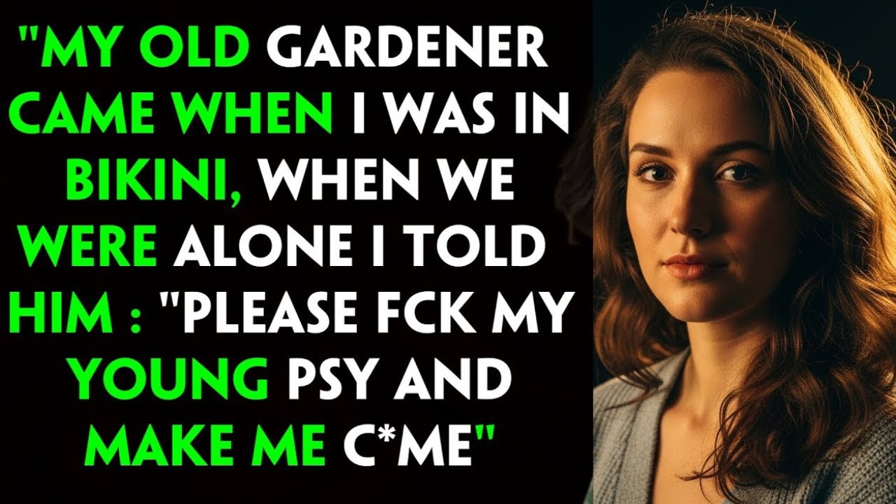 My old Gardener Waited Until We Were Alone — What He Whispered Broke Me Inside True Story!
