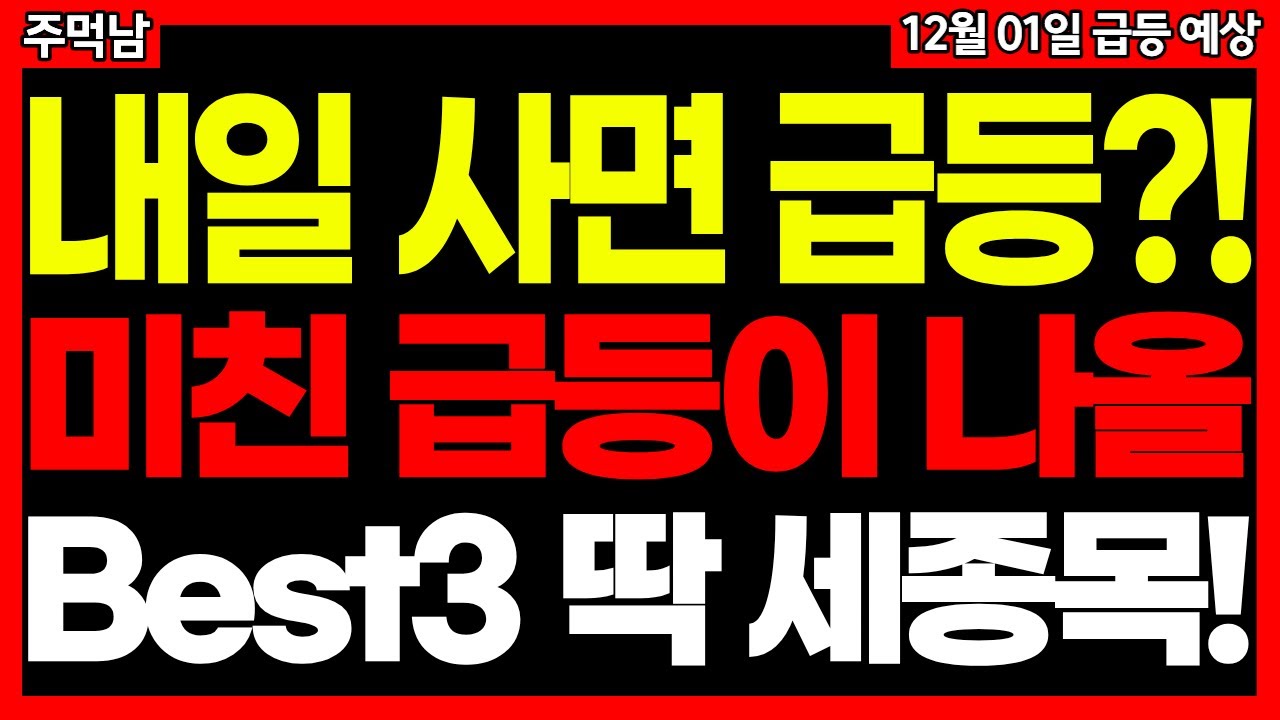 [주식] 내일 급등할 이 3종목은 반드시 보세요! 정말 미친듯이 올라갑니다 로봇 AI 신규상장 쿠팡 개인정보유출 관련주 | 주먹남 급등주