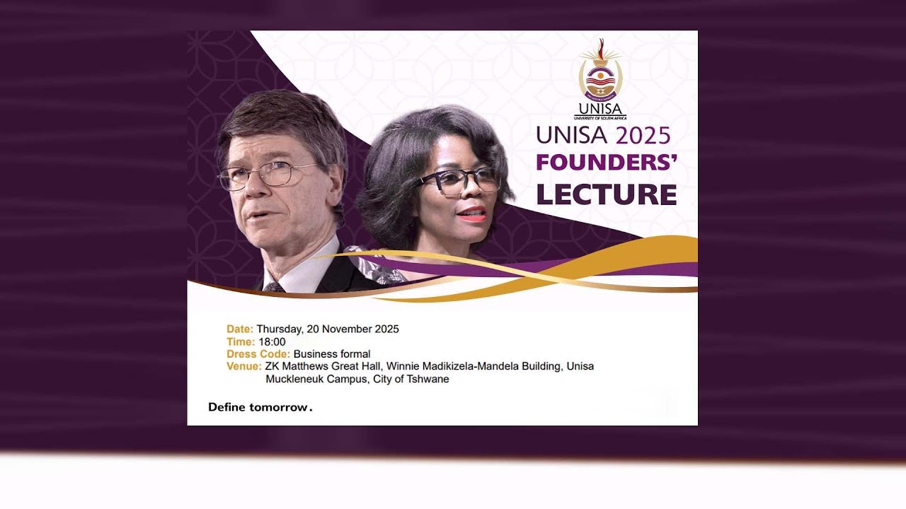 UNISA 2025 FOUNDERS LECTURE