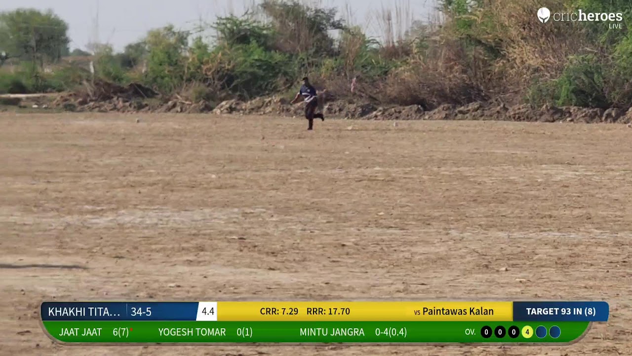 Pool clear Paintawas Kalan vs KHAKHI TITANS X1 live cricket match | Paintawas Kalan Cricket 