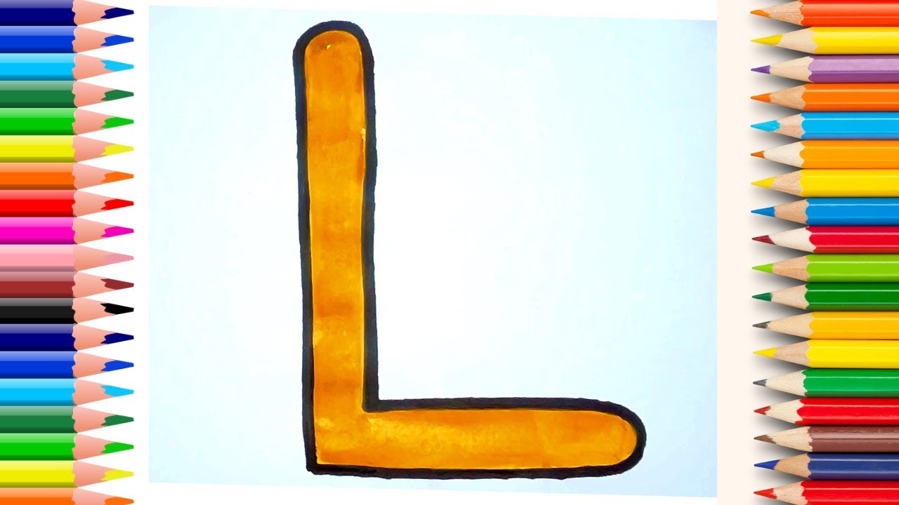 🎨 Letter L Drawing for Kids | Learn ABC with Easy Drawing #kidsdrawing #kidslearning #littlearthands