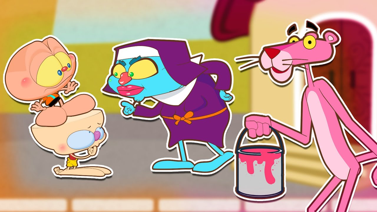 Mongo e Drongo Reformam a Igrejinha com a Pantera Cor de Rosa ✨ Missão para a MADRE!