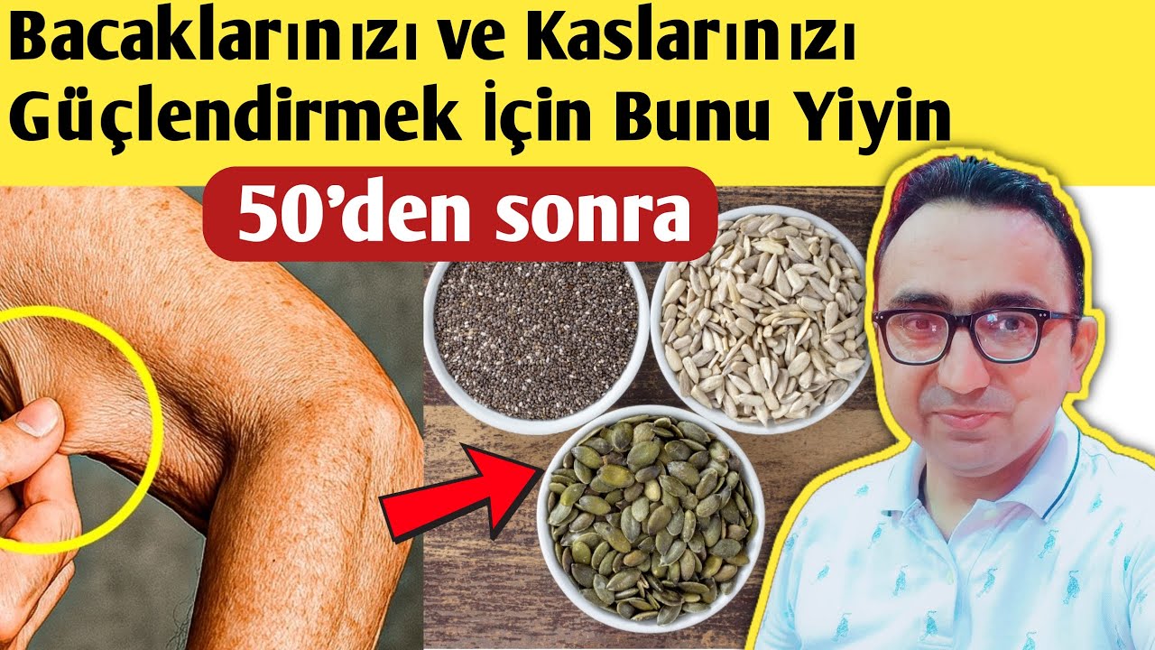 50 Yaşından Sonra Kemikleri ve Kasları Güçlendirebilecek En İyi 9 Tohum