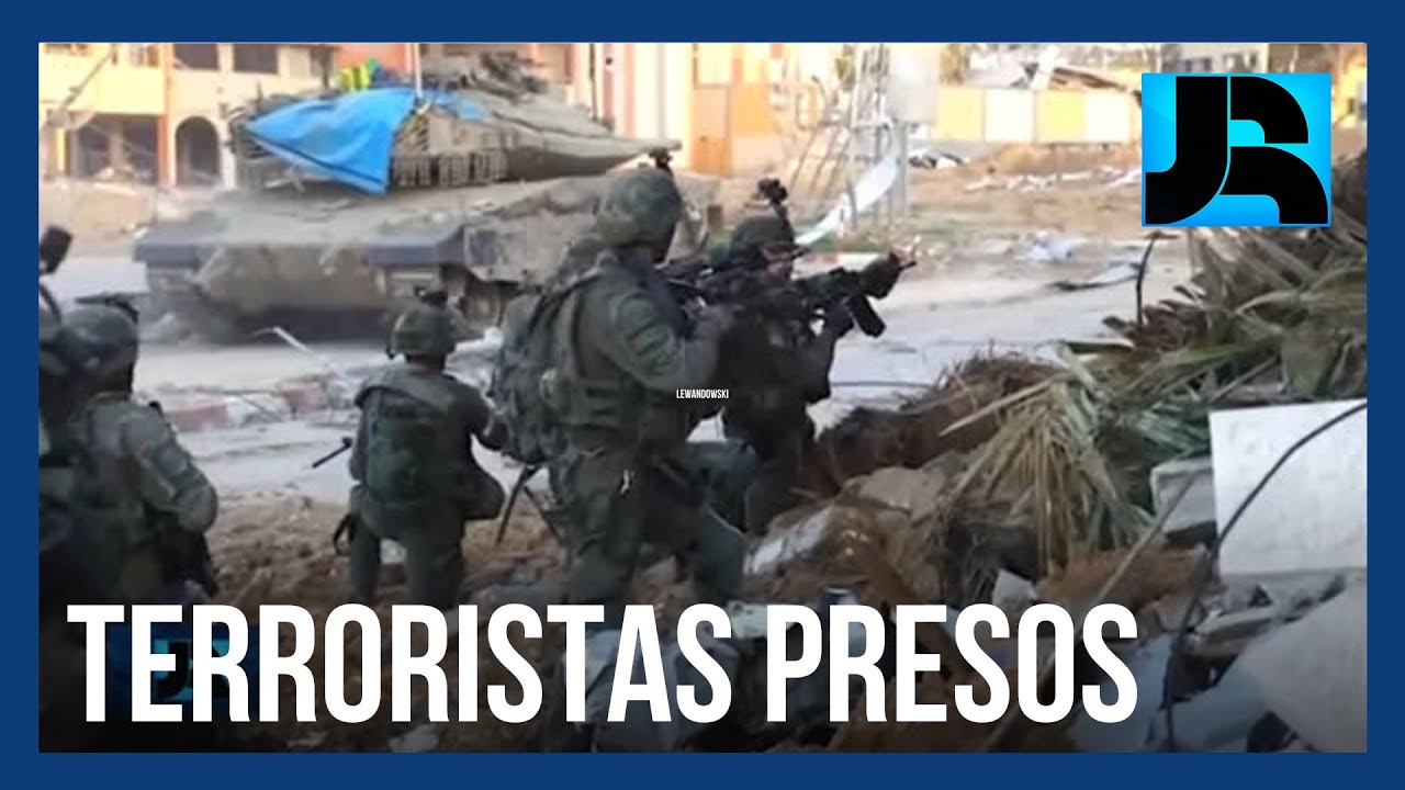 Israel anuncia a prisão de 100 terroristas ligados ao Hamas no sul da Faixa de Gaza