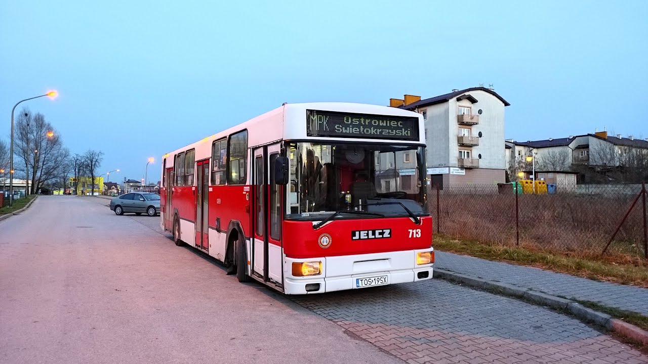 Jelcz 120M MZK Ostrowiec Świętokrzyski #713 (linia PT)