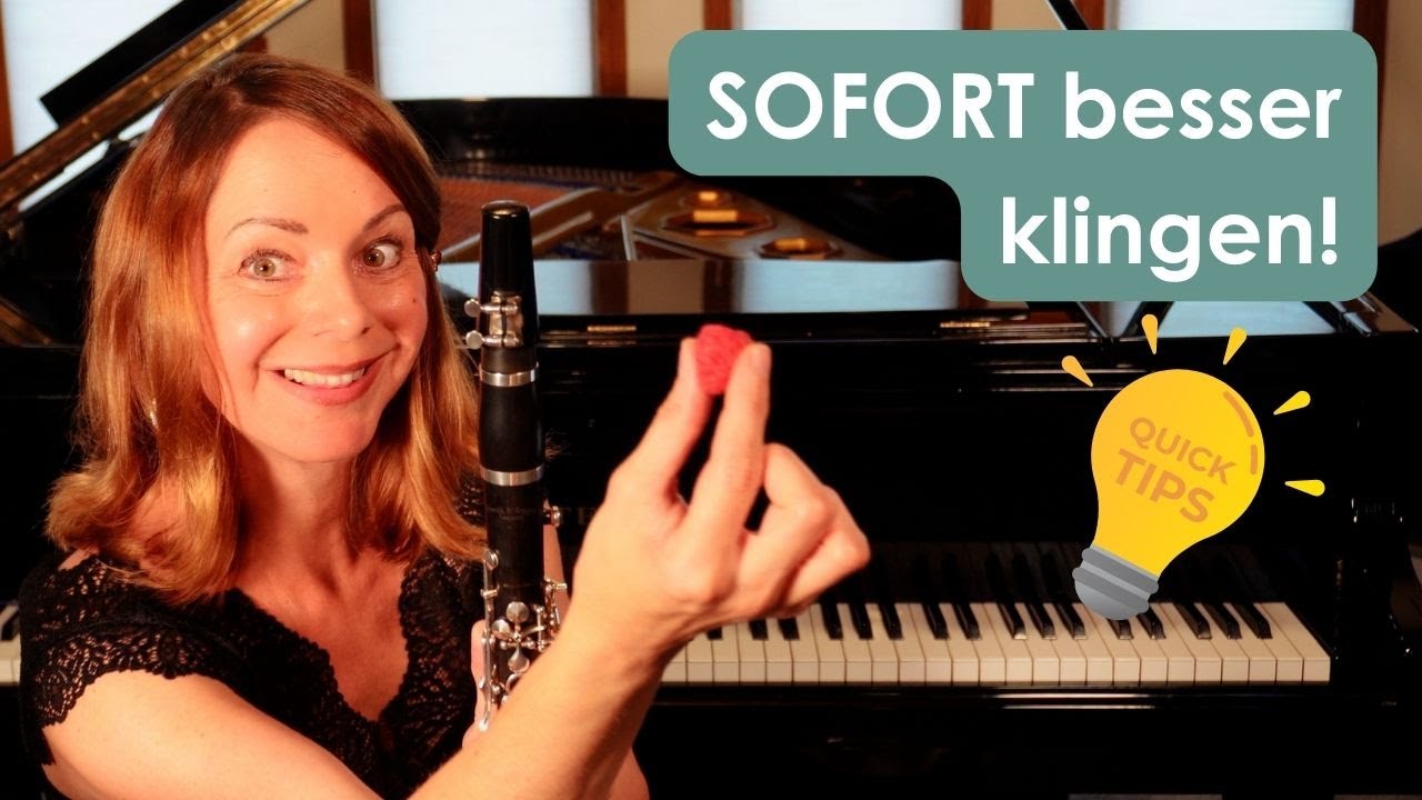 3 Tipps, die SOFORT Deinen Klang verbessern | KREATIV KLARINETTE LERNEN