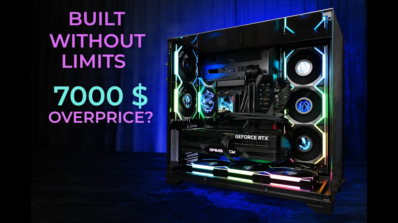 Lian Li O11 Vision Chrome Build – RTX 5090 + Ryzen 9800X3D for $7000