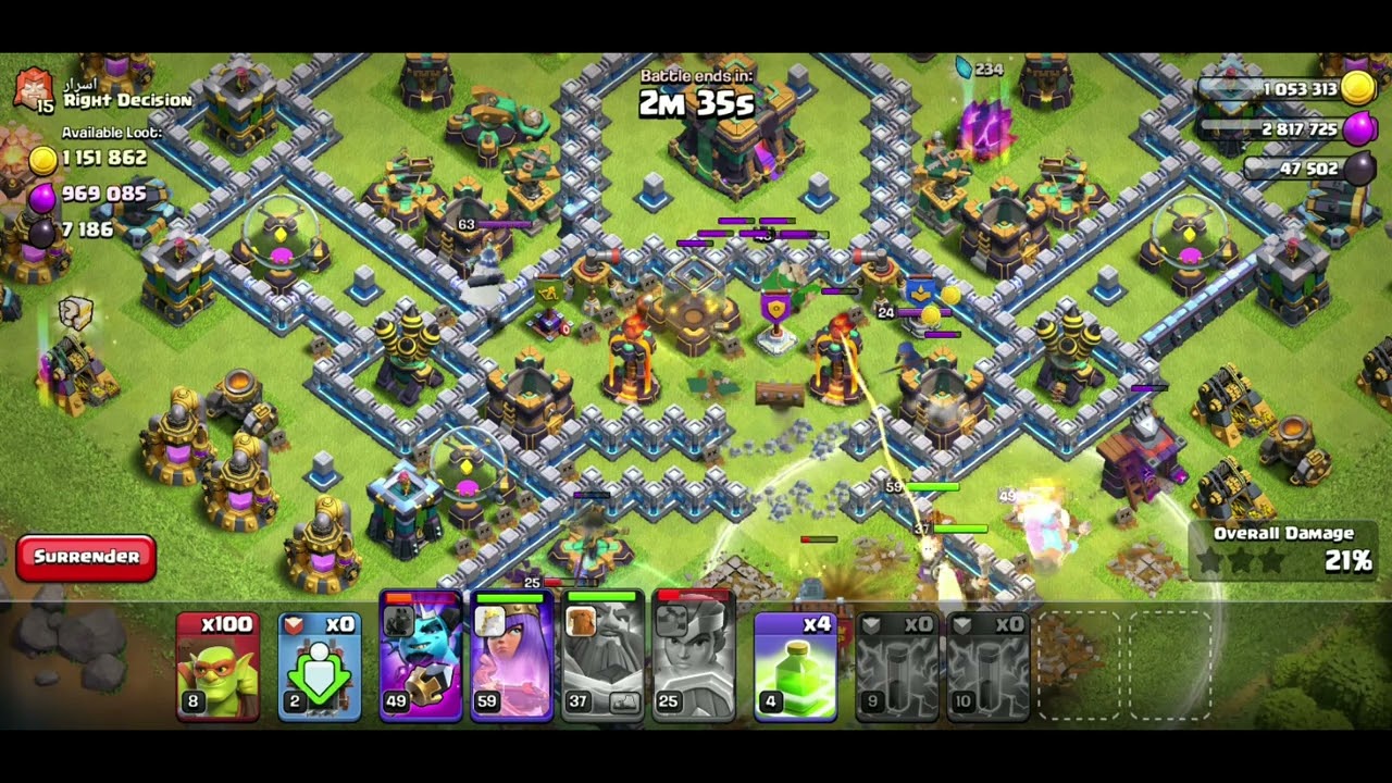 Satisfying COC Attack 😱⚔️#clashofclans  #COC #COCShorts  #EpicEdit #ViralShorts #TrendingShorts