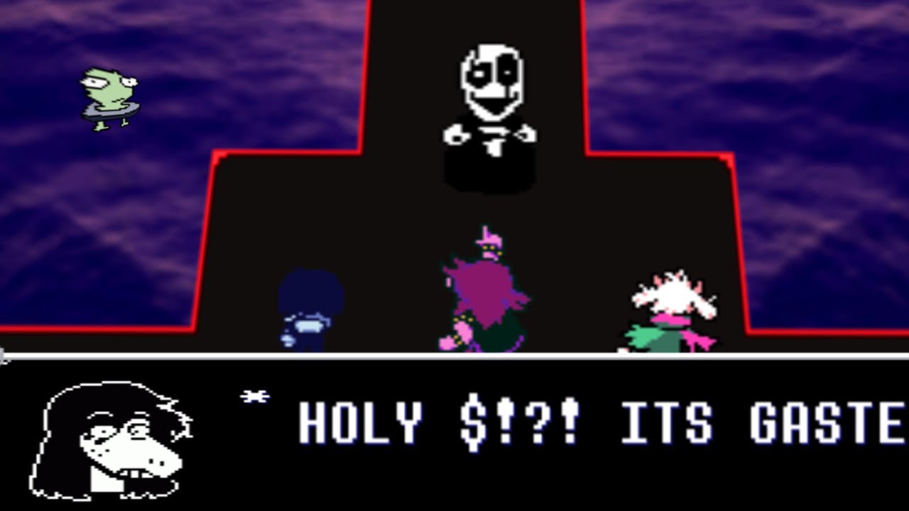 the fun gang meets GASTER!!? pt 1/2 || deltarune ch6 fan anim