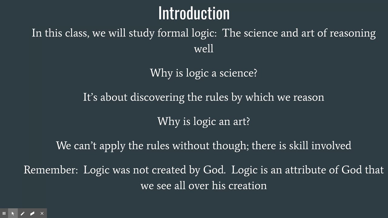 Introduction to Introductory Logic