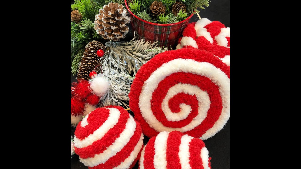 How to make Fuzzy Yarn Ornaments