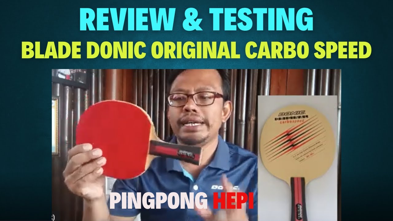 BEST SELLER  - Review dan Testing  Donic Original Carbo Speed || Bet Pingpong  #pingpong #bestseller