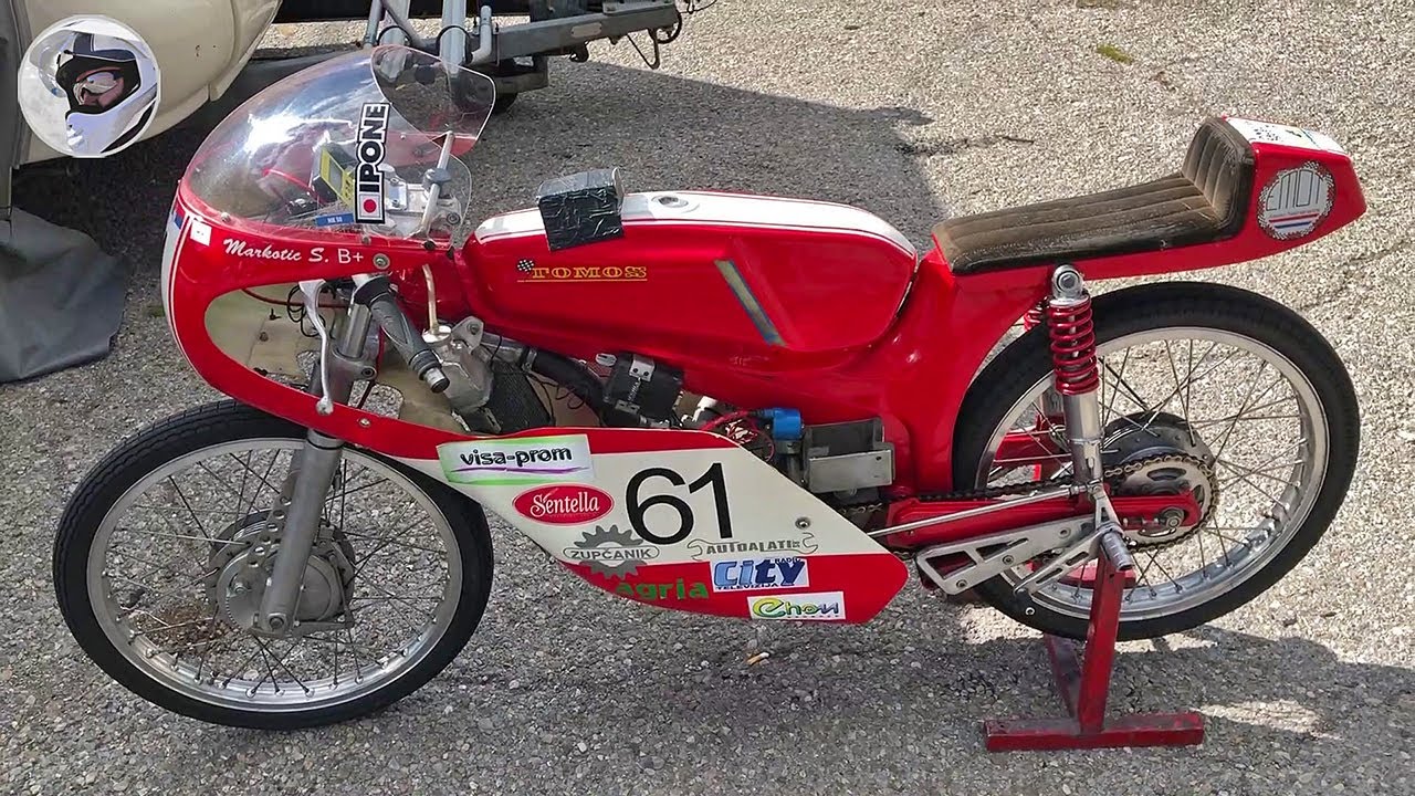 Tomos 50... гоночная техника из 70-х. Все еще готов к гонке.