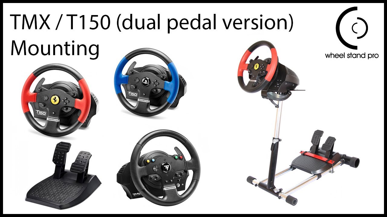 T150 / TMX  Wheel setup with standard 2 pedal version.