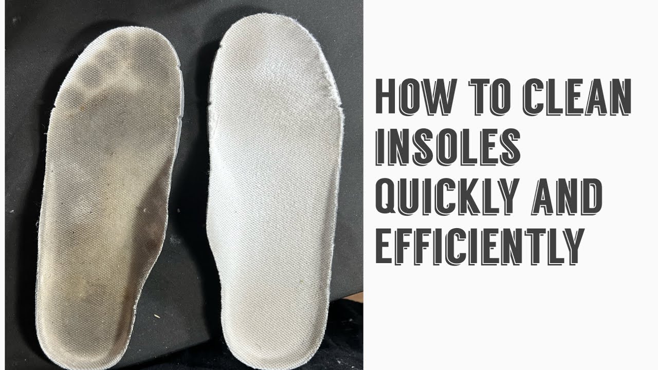 How to clean your insoles! 👟