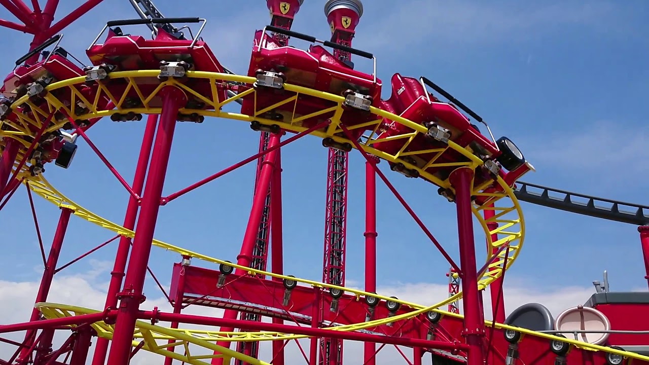 Junior Red Force Coaster At Ferrariland, Salou, May 2018